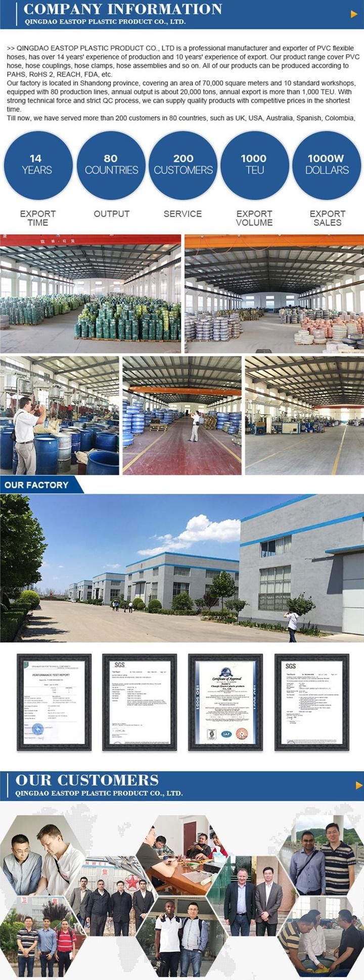 High Temp Heavy Duty Corrugated Food Grade Flexible Rubber Hose