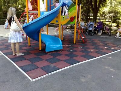 Kids Play Area Outdoor Rubber Floor Mat/Rubber Grains Mat