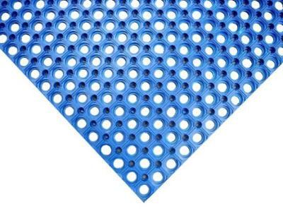 Anti-Slip and Anti-Fatigue Rubber Interlocking Porous Floor Mat