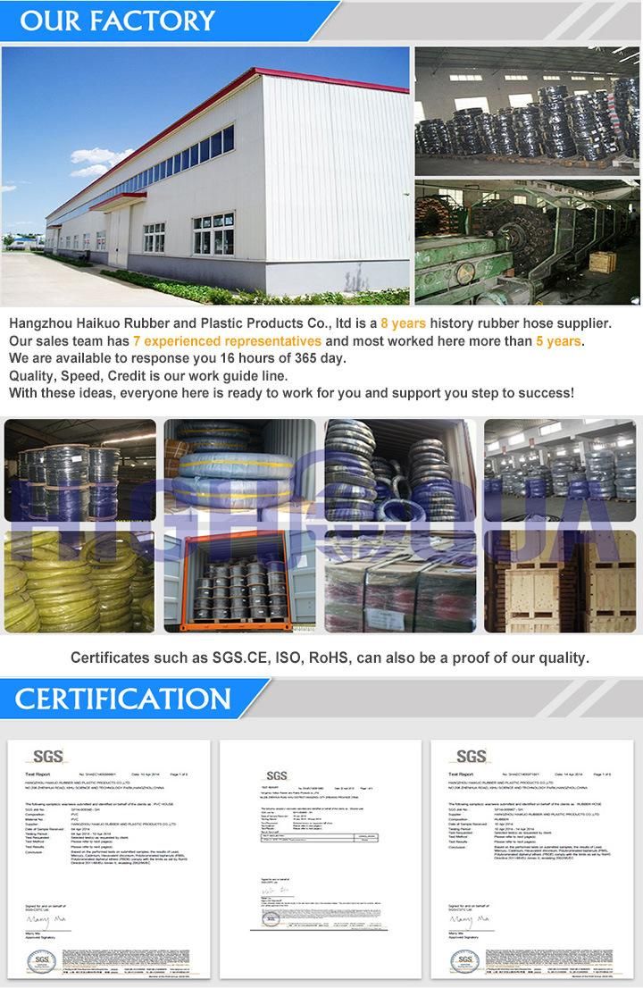 Rubber Aecylene and Oxygen Twin Welding Hose