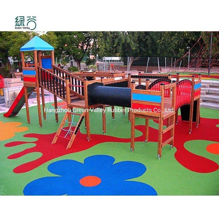 MSDS Se Approved Wholesale EPDM Rubber Granule /EPDM Crumb for School Playground