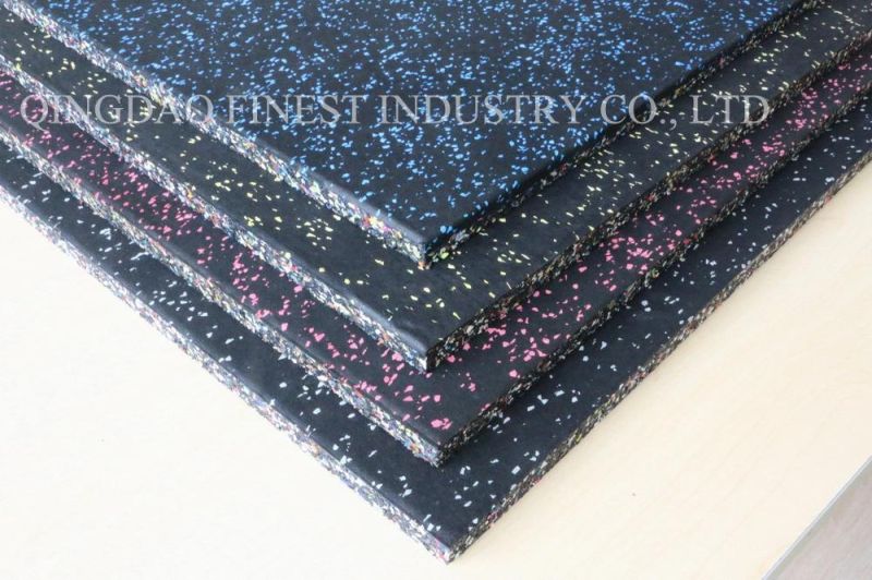 1mx1mx20mm No Smell Shockproof Gym Rubber Floor, Commercial Gyms, Training Studios Rubber Mat, Rubber Floors, Rubber Flooring, Installation Rubber Floors