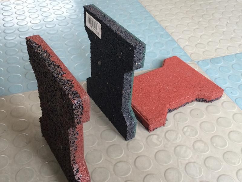 Gym Rubber Flooring Mat, Anti-Slip Rubber Flooring Mat