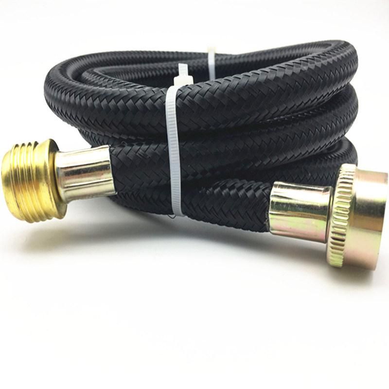 3/8" Inch Washing Machine Hose Assembly with Fiber Braided