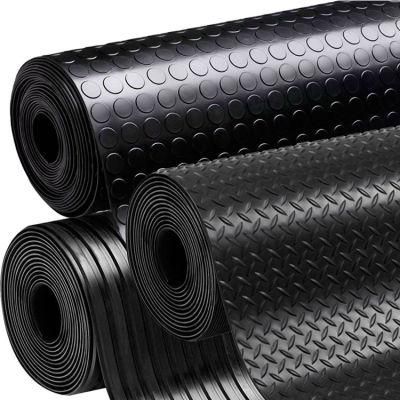 Nanjing Factory Supply Directly Anti-Slip Coin Stud Rubber Flooring Mat /Sheet Rubber Tile