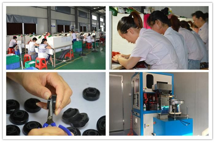 Red Gas Tightness Rubber Pneumatic Connector
