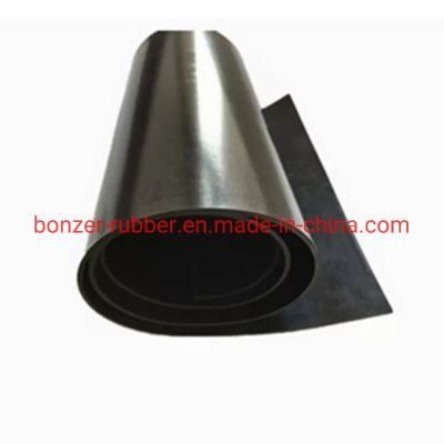 Oil-Resistant Industrial Smooth Black Neoprene/CR Rubber Flooring Matting Sheet
