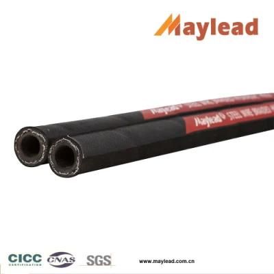 3/8&quot; Inch High Pressure Steel Wire Braided Hydraulic Hose En857 2sc 1002