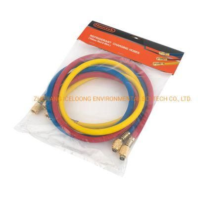 Refrigerant Charging Hose Rubber Brass 60&quot;