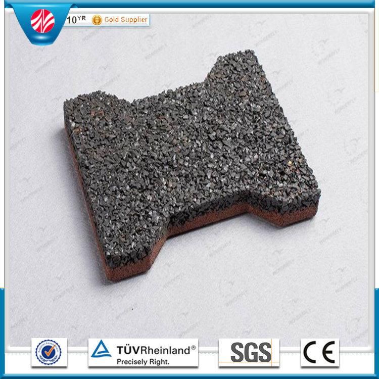Colorful Rubber Paver, Rubber Floor Tiles, Playground Rubber Tiles
