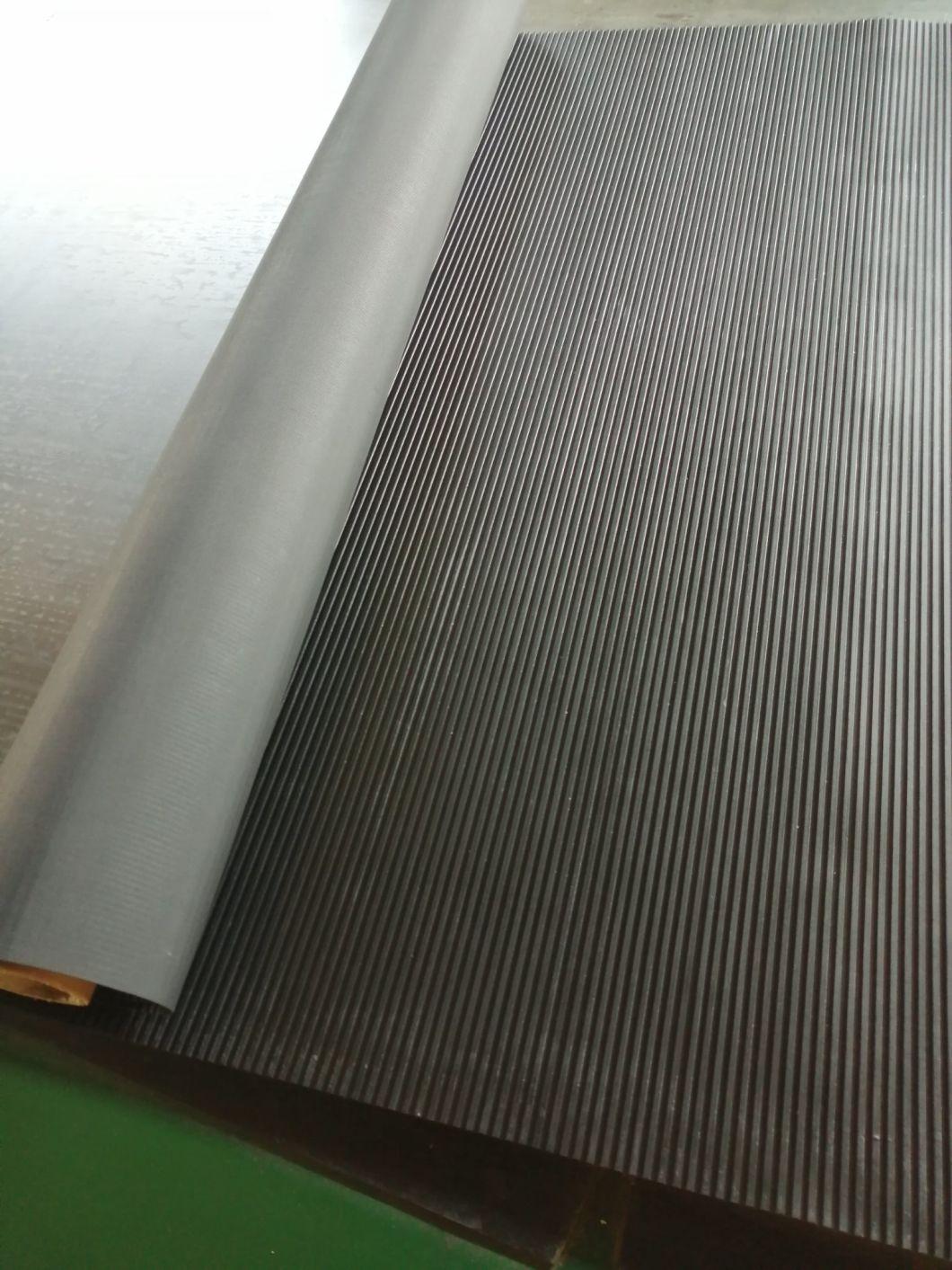Anti Slip Flooring Fine Ribbed Rubber Sheet