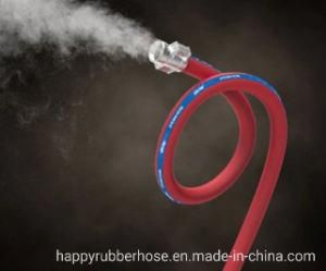 Fiber Braided Flexible Red Cloth Surface EPDM Steam Rubber Hose