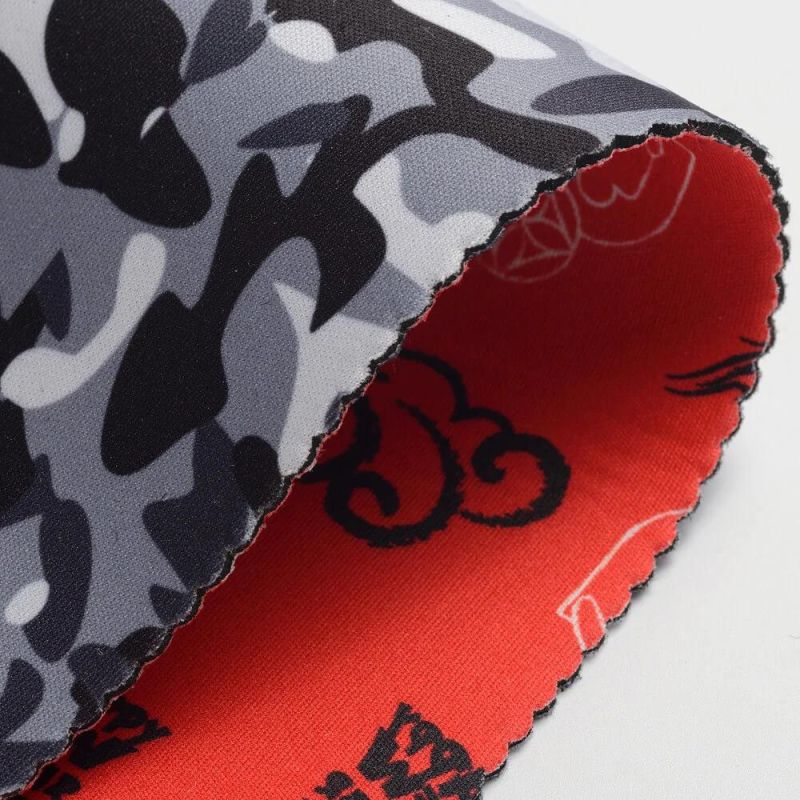 Custom-Made Printing 3.5mm Camouflage Printed Jersey Fabric Neoprene for Bags