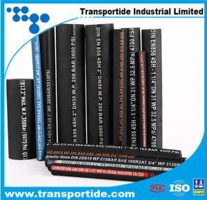 Two Steel Wire Braid High Work Pressure Oil Hose