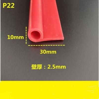 P Shape Silicone Rubber Extrusion Profile for Oven