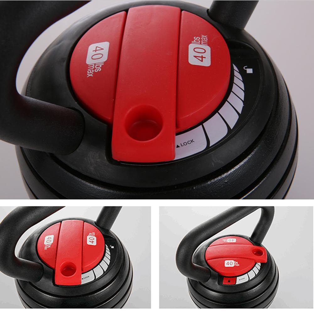New Professional Gym Fitness Equipment Adjustable Kettlebell