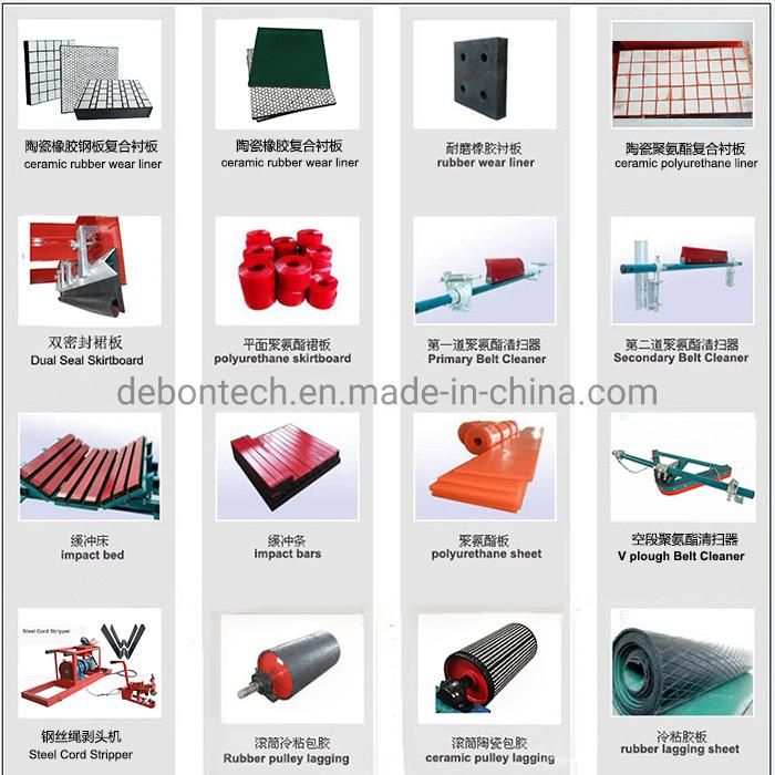 Belt Conveyor Polyurethane Skirt Dual Seal Polyurethane Skirting