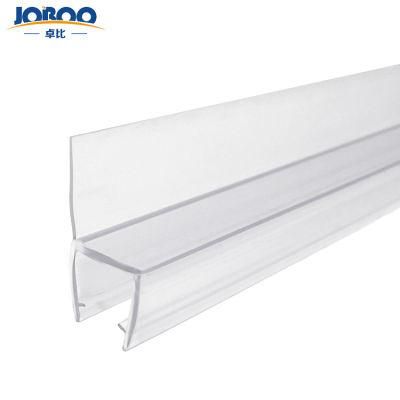 Frameless Plastic Clear Rubber Shower Glass Door H Jamb Seal