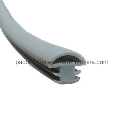 Anti Aging Solid EPDM Silicone Rubber Extruded Profiles for Aluminum Window Door Seal