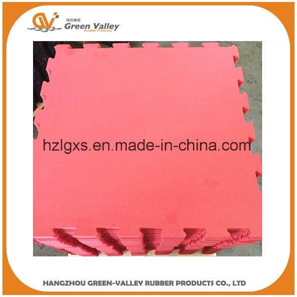 50X50cm Shock Resistant Rubber Flooring Tile Rubber Mat