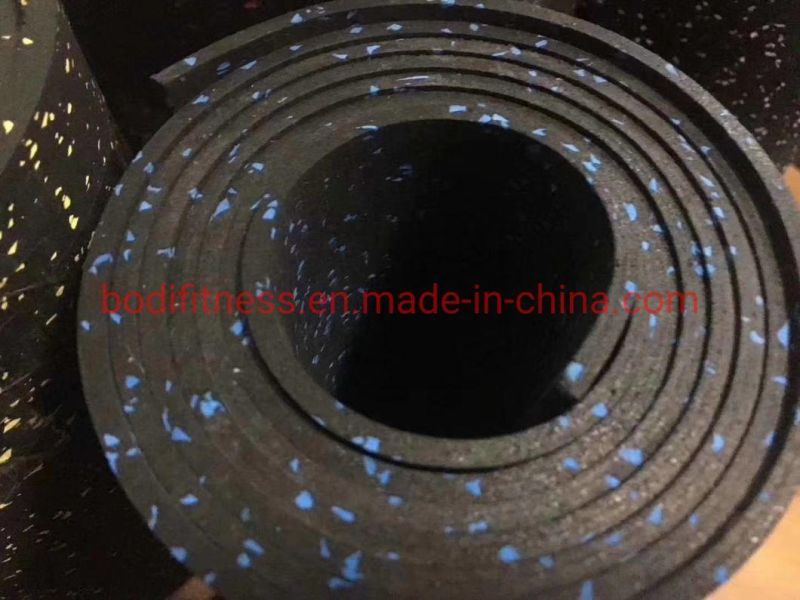 Professional EPDM Sparkled Gym Rubber Flooring