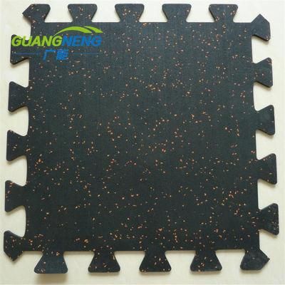 Gym Indoor Fitness Wearing-Resistant Rubber Tile/Interlocking Rubber Tiles