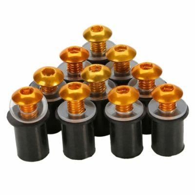 M5 Kawasaki Motorcycle Windscreen Fasteners Rubber Well Nut with Gasket