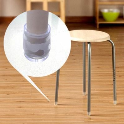 Transparent Protective Cover Chair Foot/Rubber Chair Foot Covers/Non-Slip and Noise Reduction Feet Leg Cap