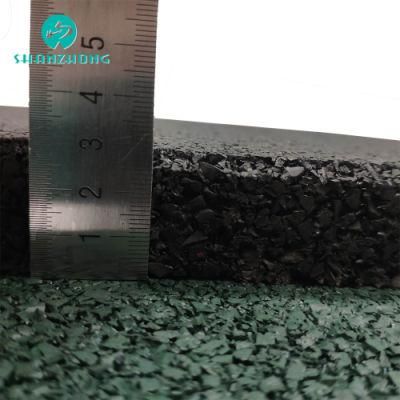 Elastic and Comfortable Gym Rubber Flooring Tile Carpet Drainage Insulation Rubber Mats