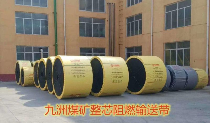 Solid Woven Burning Resistant PVC Conveyor Belting