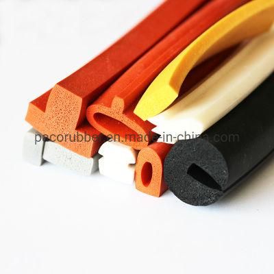 Customizable Heat Resistant Silicone Rubber Foam Sealing Strip Silicone Rubber Protector Seal Gasket for Home Appliance