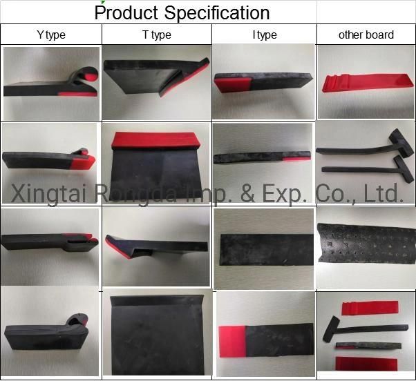 Belt Conveyor Parts-Natural Rubber Skirt Board for Belt Conveyor Belt Protection