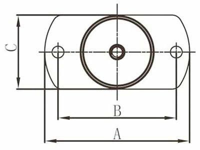 Dbl Rubber Mounts, Dbl Rubber Mounting, Dbl Rubber Shock, Dbl Rubber Absorber, Dbl Rubber Shock Absorber (3A4014)