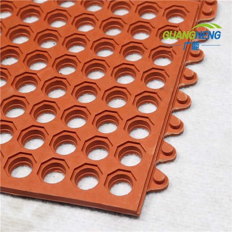 Interlocking Anti-Static Rubber Mat / Drainage Rubber Mat