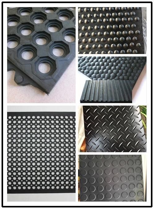Recycled Eco Friendly Rubber Flooring Indoor Gym Mat Rolls