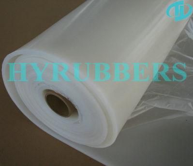 White Transparent Silicone Rubber Sheet Roll