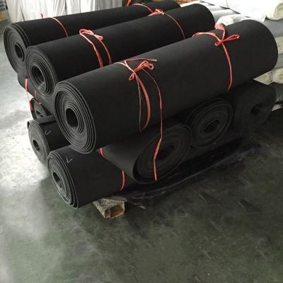 China Supplier SBR Rubber Matting Black SBR Rubber Sheet Rolls with Abrasion Resistance