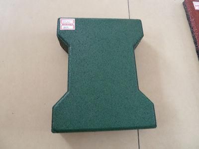 Outdoor Rubber Tile, Interlocking Rubber Tiles, Wearing-Resistant Rubber Tile