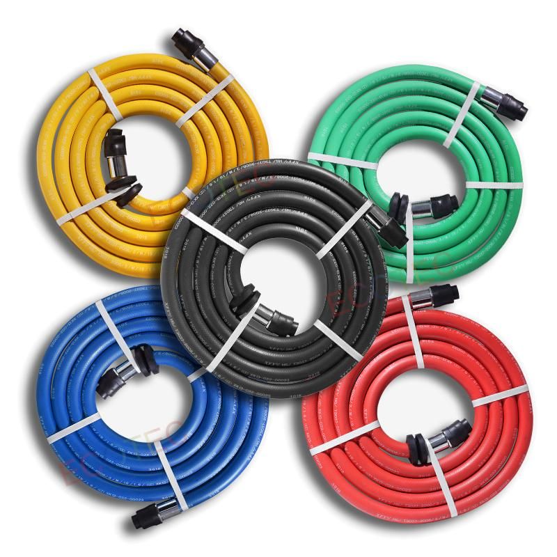 Red 3/4" and 1" Rubber Gasoline Hose for Fuel Dispenser Pumps