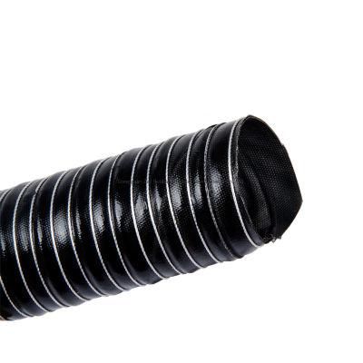Flex Hose Black Flexible Ducting Rubber Coated Air Pipe