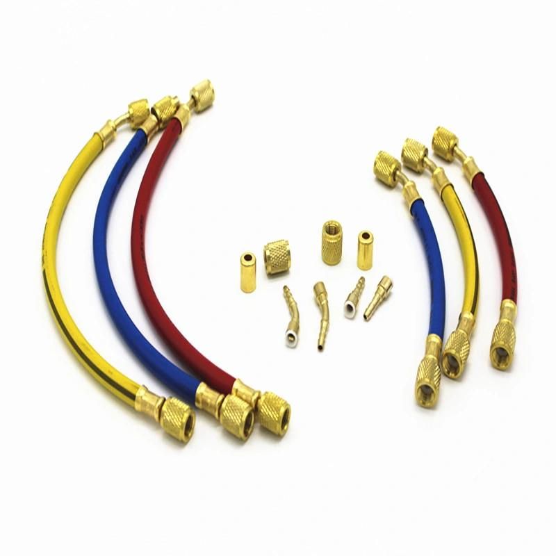 3/16" Inch B. P 4000psi Refrigerant Charging Hose Fittings