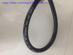 Smooth Cover High Pressure Hydraulic Rubber Hose R2/2sn