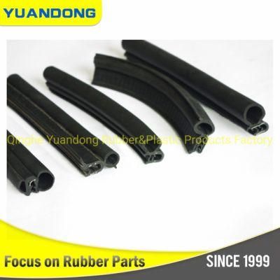 Waterproof Windproof Car Sunroof Top Bubble Back Sheet Metal Edge Protection Rubber Sealing Strip