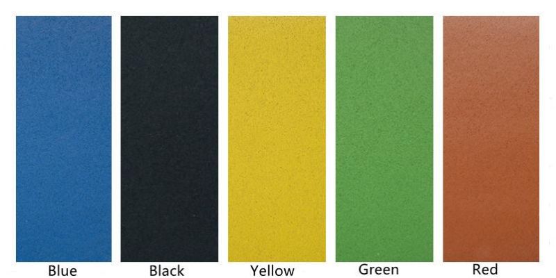 10%-50% EPDM Color Granular Interlock Rubber Tile Flooring