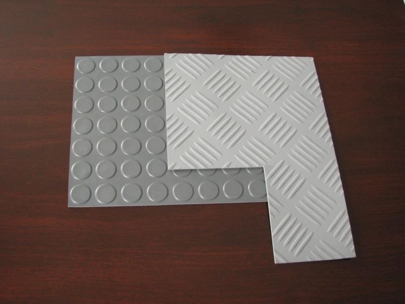 Black Round Button Rubber Sheet, Stud Rubber Sheet for Flooring Rolls