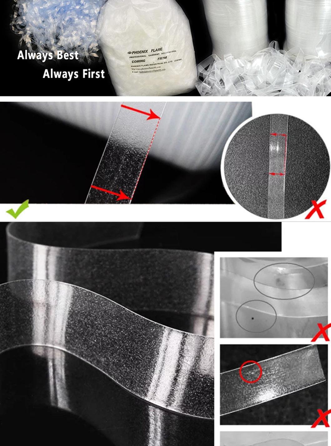 Matt Tape Clear Mobilon TPU Elastic Tape for Garment/Underwear