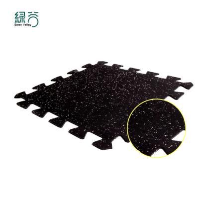 Long Use Life Interlock Rubber Gym Floor Mat