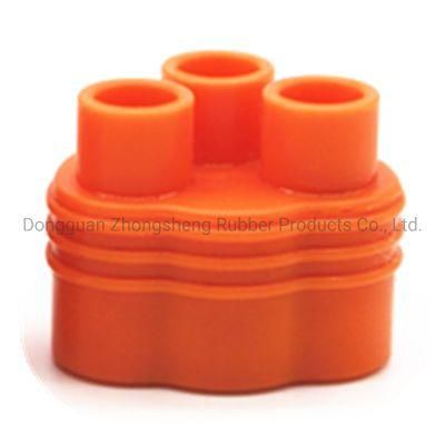 Soft Red Self Lubricating Silicone Connector Seals