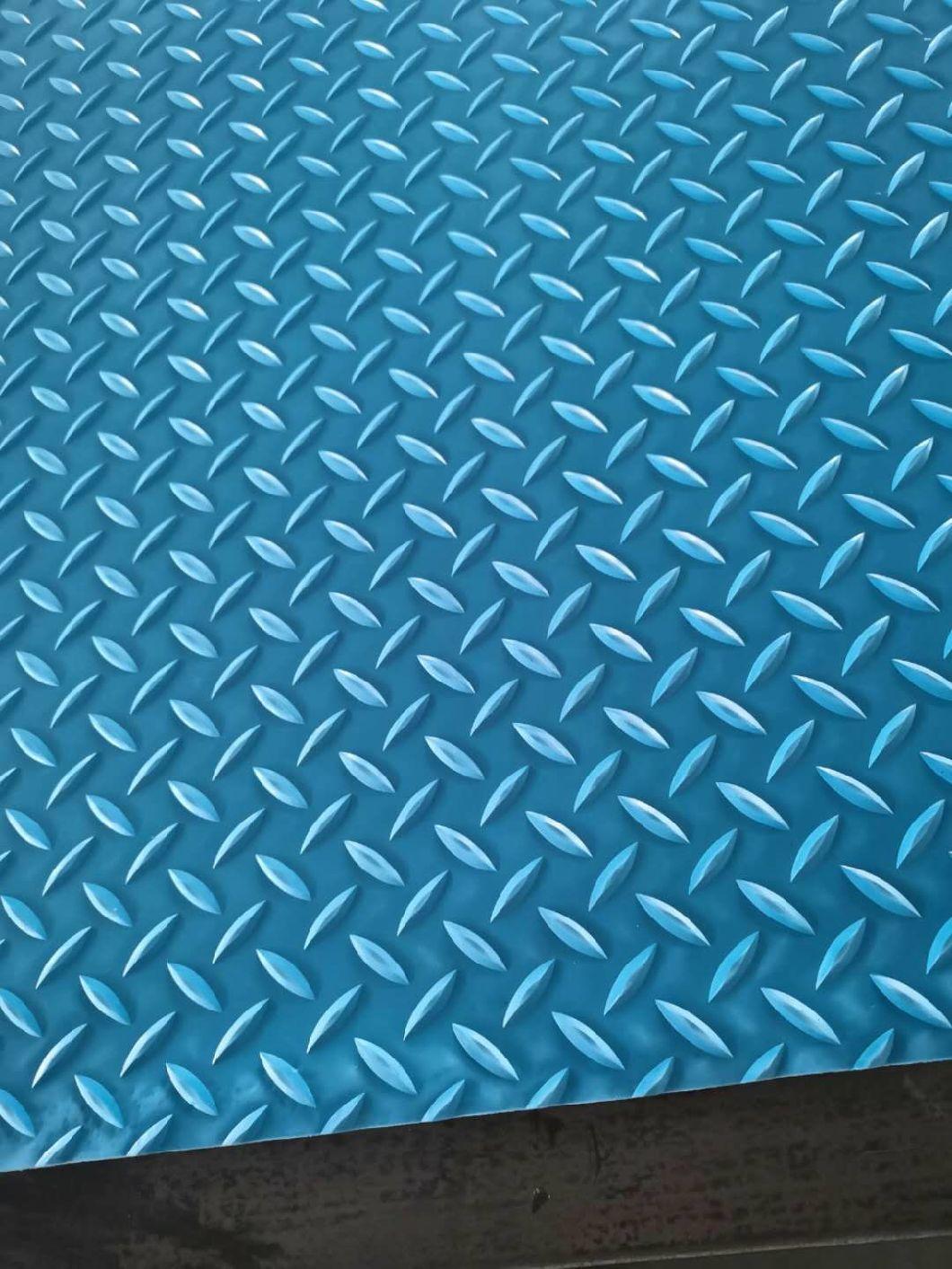Customized Color Non-Slip Diamond Willow Thread Pattern Rubber Mat / Rubber Floor / Rubber Sheet