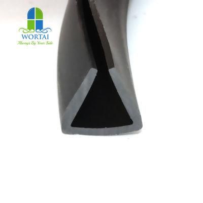 Rubber Square U Channel Section Edge Protection Seal Strip
